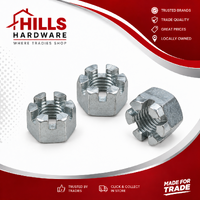 M30mm HEX SLOTTED CASTLE NUT SS304