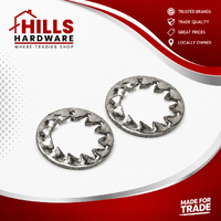 M4 External Tooth Washer SS304