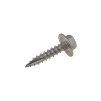 14G-10 x 25mm HEX FLANGE SCREW T17 SS316