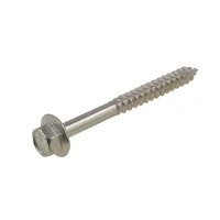 14G-10 x 50mm HEX FLANGE SCREW T17 SS316