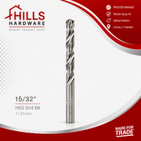 15/32" HSS Drill Bit 11.91mm