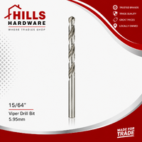15/64" Viper Drill Bit 5.95mm 3pk