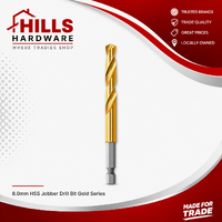 8.0mm HSS Jobber Drill Bit Gold Series