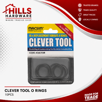 Macsim Clever Tool Replacement O rings for Clever Tool Suits All Sizes 10pk
