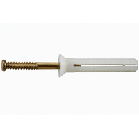QTY100 5mm x 25mm Countersunk Nylon Knock In / Nail In Plug