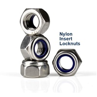 M2.5 Nyloc Hex Nut SS304
